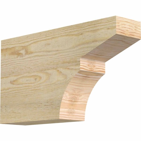 Ekena Millwork Monterey Rough Sawn Rafter Tail, Douglas Fir, 4"W x 10"H x 18"L RFT04X10X18MON00RDF